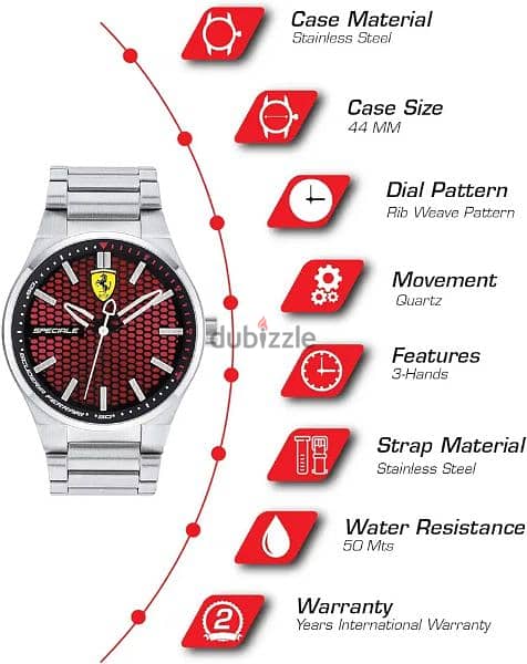 Scuderia Ferrari Speciale business Men's Watch 4