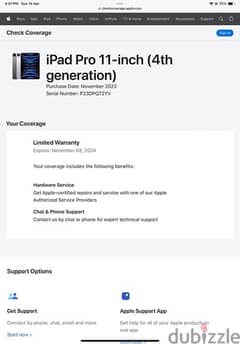 iPad Pro M2 (2022) 128G Wifi Battery 100%كالجديد تماما