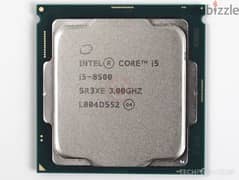 processor i5 8500 جيل ثامن بكارت داخلي 0
