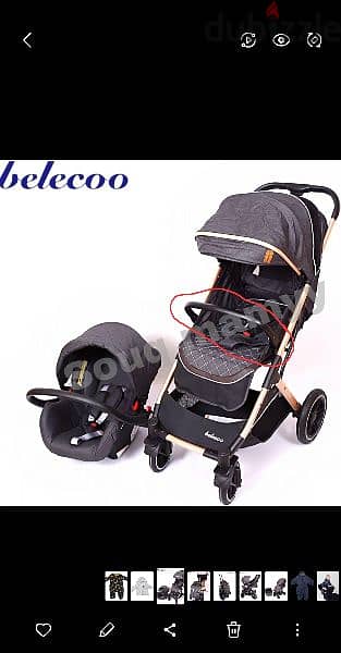 Beleco X7 travel system (Stroller+Carseat) 1