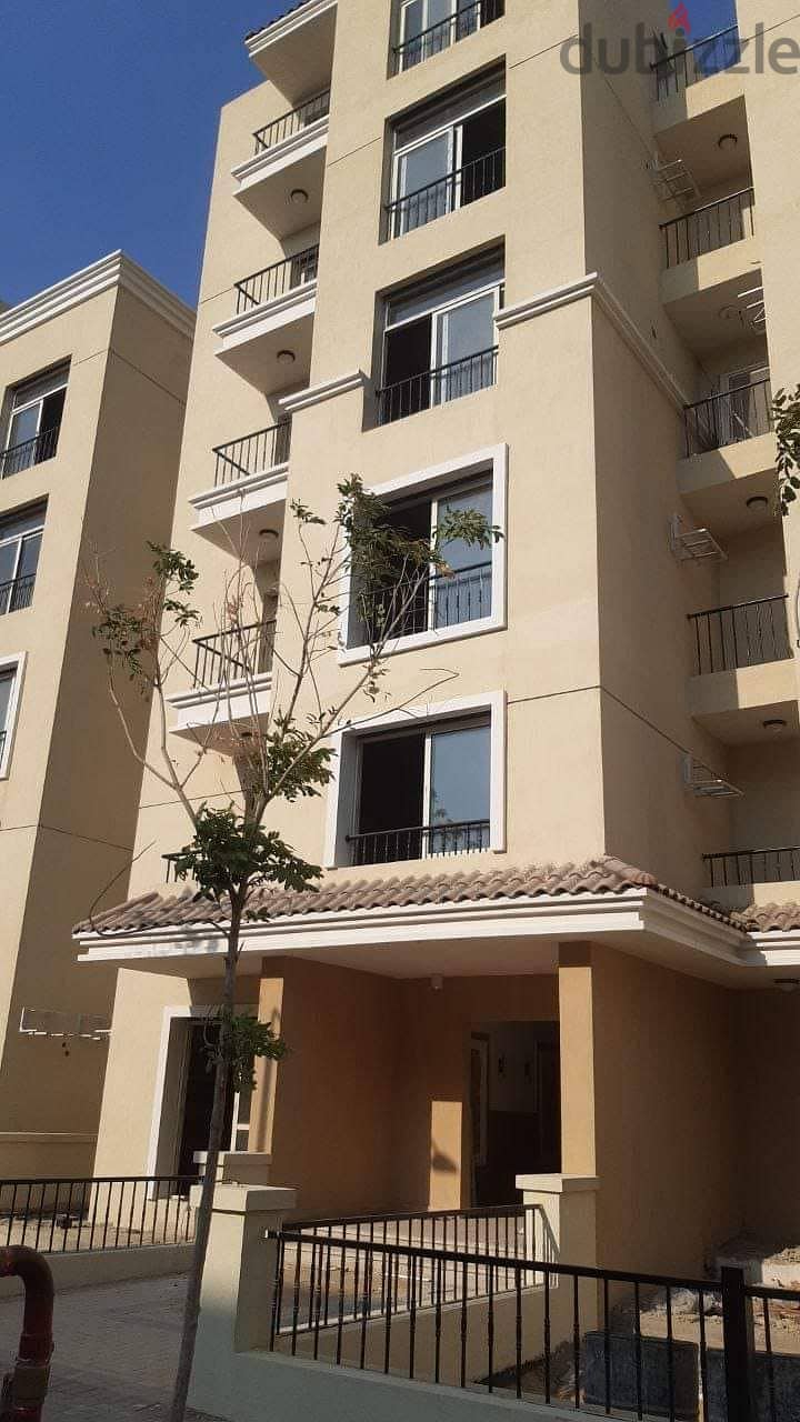 For sale, an apartment in the most distinguished compound next to Madinaty, in the most distinguished compound in the Fifth Settlement, Saray, in inst 2