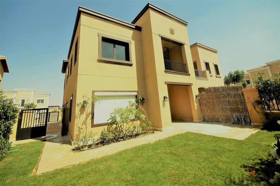 luxurious Twin house in Mivida 297. M fully finished with Garden 0