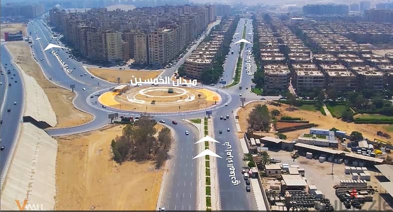 commercial store for sale in Zahraa El Maadi, behind Wadi Degla Club, in installments up to 72 months 5