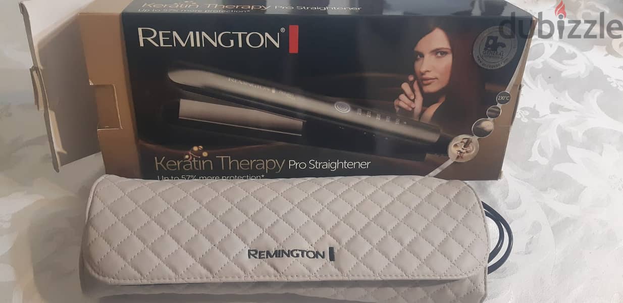 ريمنجتون مكواة لفرد الشعر Remington Straightener Keratin Therapy Pro 3