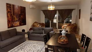 Furnished apartment with garden for rent in mivida