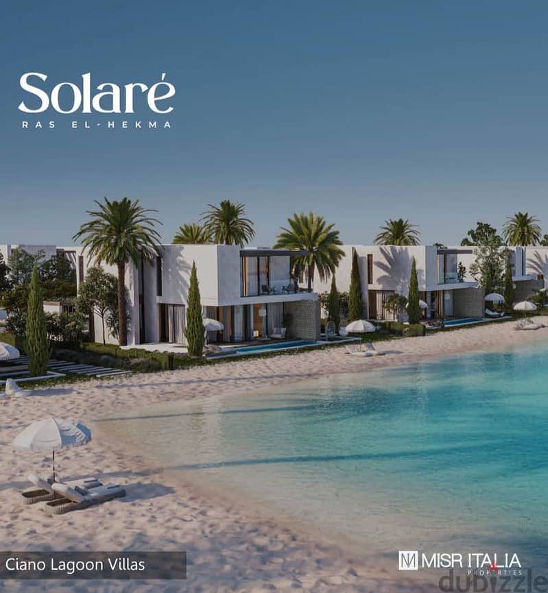 Chalet with garden for sale on Ras El Hekma beach - Solare resort. 4