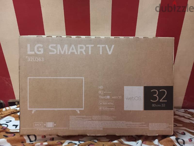 شاشه LG32 SMART جديده 0