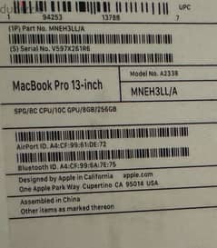MacBook Pro m2 256 GB