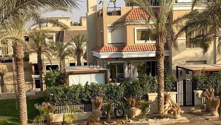 S Villa with garden 212m with 8y installments in Sarai New Cairo Mostakbal فيلا للبيع في سراي القاهرة الجديدة 212م بجوار مدينتي مباشرة باقساط 8 سنوات 0