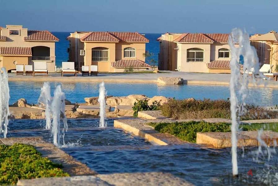 Chalet Two bedroom fully finished seaview in Telal el Sokhna Installment 8 years 5