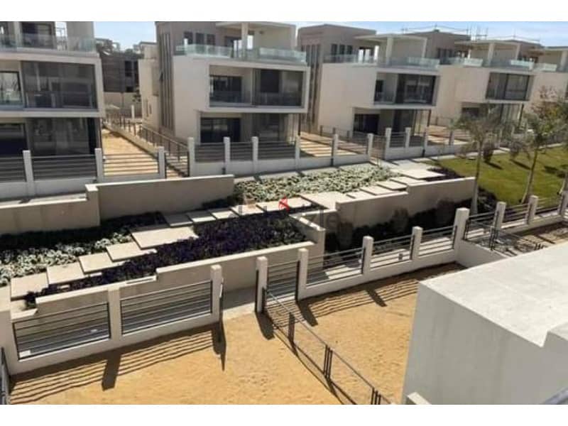 In installments for sale apartment 132 m fully finished with A. C 2 bedrooms with down payment in Almarasem fifth square 5