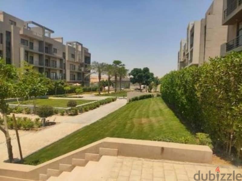 In installments for sale apartment 132 m fully finished with A. C 2 bedrooms with down payment in Almarasem fifth square 6