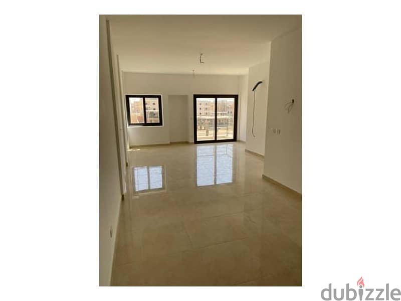 In installments for sale apartment 132 m fully finished with A. C 2 bedrooms with down payment in Almarasem fifth square 12