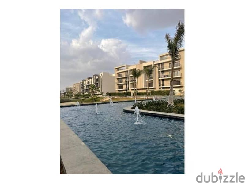 In installments for sale apartment 132 m fully finished with A. C 2 bedrooms with down payment in Almarasem fifth square 16