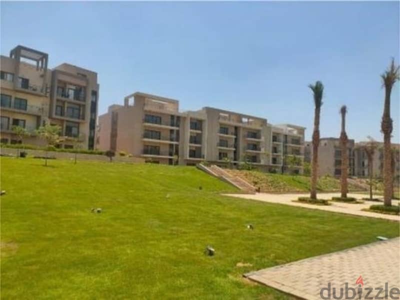 For sale 149 m view landscape apartment fully finished with roof bahary in Almarasem fifth square 4
