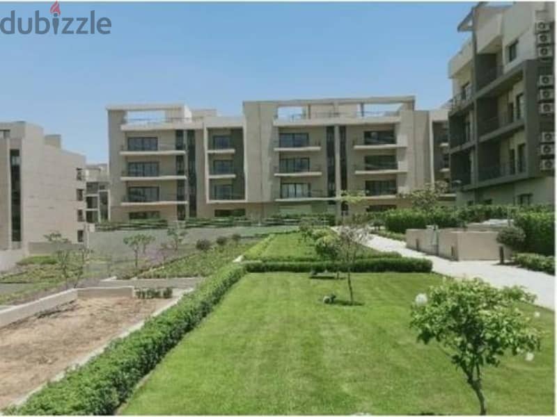 For sale 149 m view landscape apartment fully finished with roof bahary in Almarasem fifth square 9