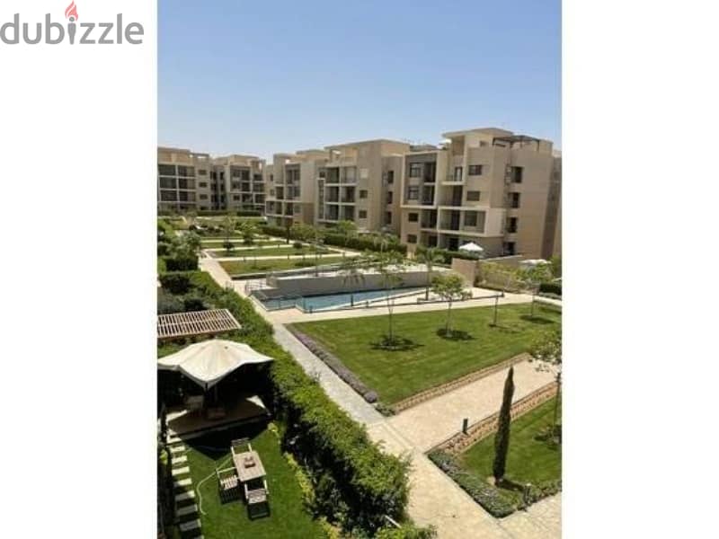 For sale 149 m view landscape apartment fully finished with roof bahary in Almarasem fifth square 12
