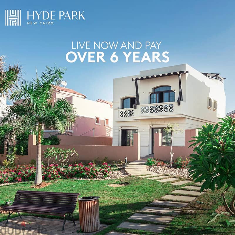Hyde Park New Cairo  فيلا مستقلة للبيع من هايد بارك علي شارع التسعين التجمع الخامس 556م + جاردن وروف 15