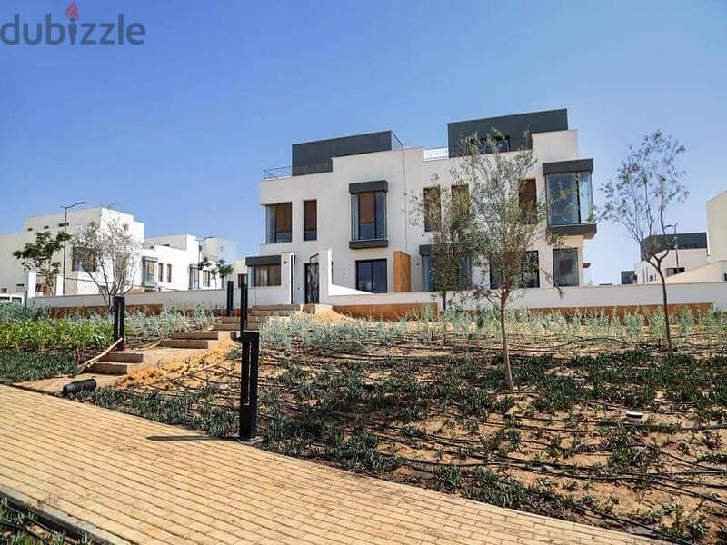 Twin House 310 m Fully Finished with kitchen, ACs and jacouzzi for sale at Villette 3