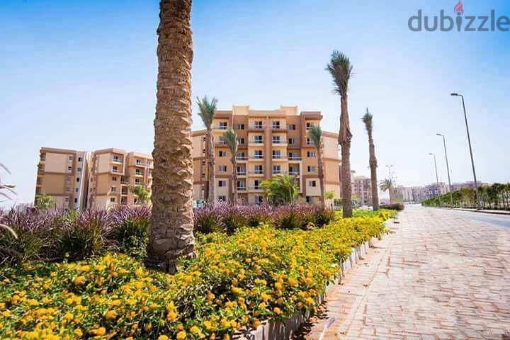 Apartment for sale, 3 rooms, 440 thousand down payment in October Ashgar City Compound behind Media Production City 6