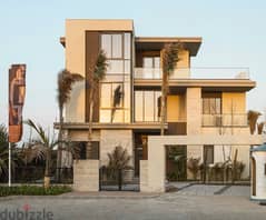 Three-storey villa for sale in The Estates Sodic, el shikh_zaied, with a large area of ​​​​338 meters, in installments over 7 years