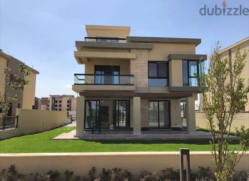 Three-storey villa for sale in The Estates Sodic, el shikh_zaied, with a large area of ​​​​338 meters, in installments over 7 years 6